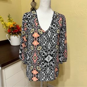 Hotkiss style Aztec design top